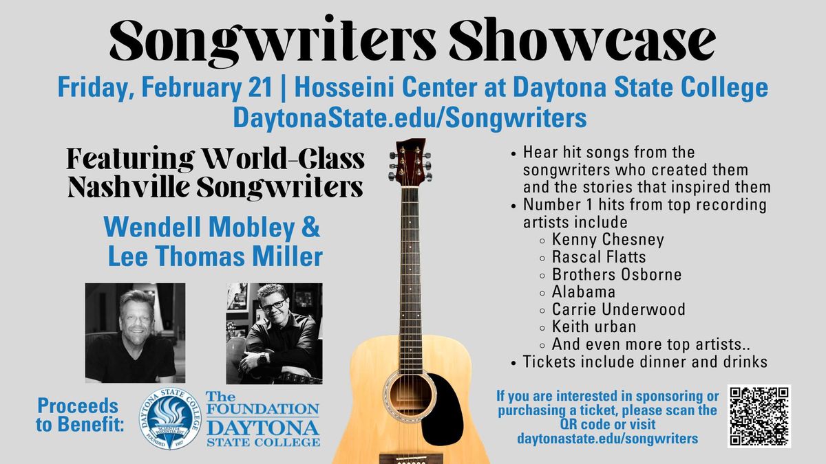 Songwriters Showcase to Benefit the DSC Foundation