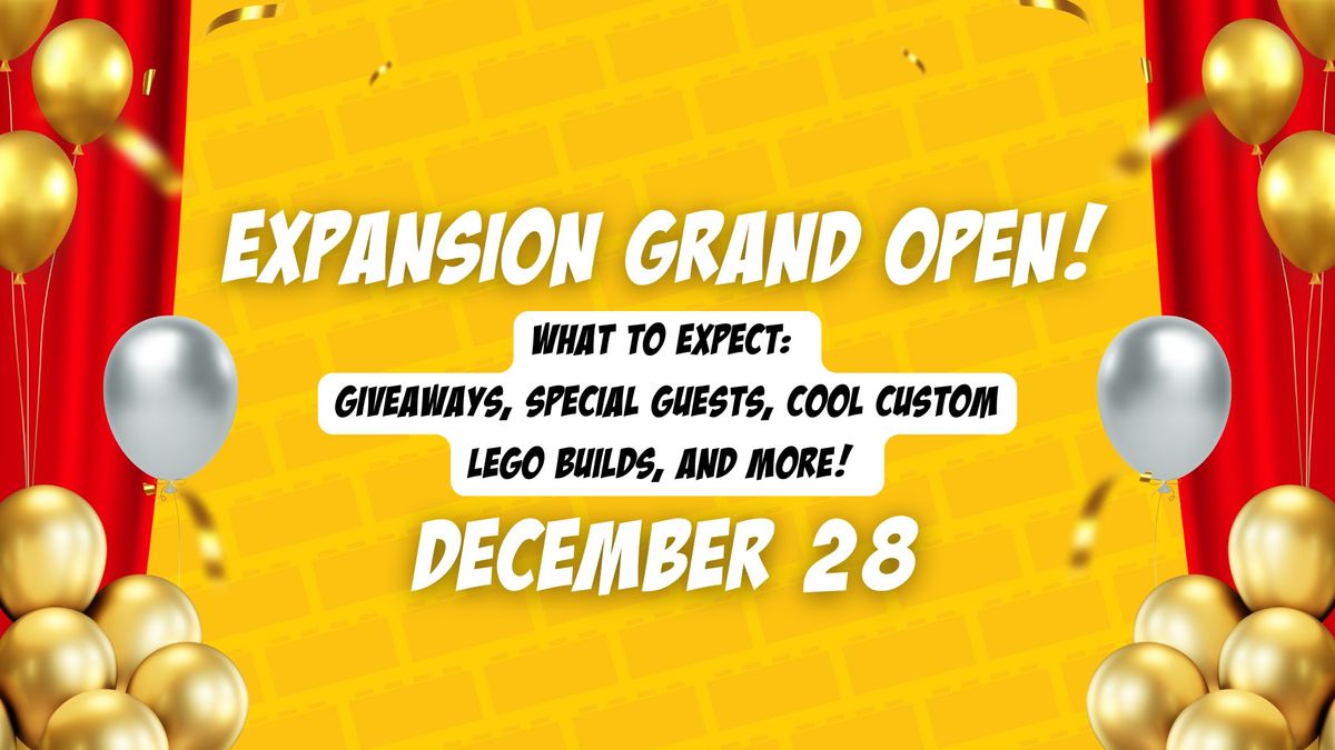 Bricks & Minifigs Expansion Party!