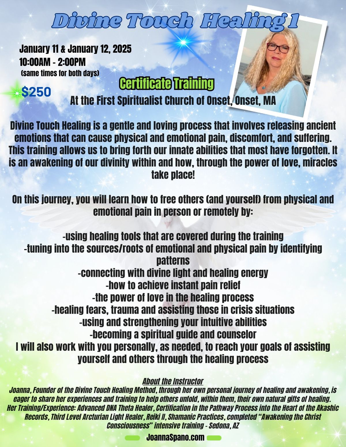 Divine Touch Healing Certificate Training