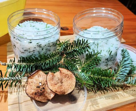 Forest Bathing & Pine\/Conifer Needle Bath Salt Workshop with Cacao