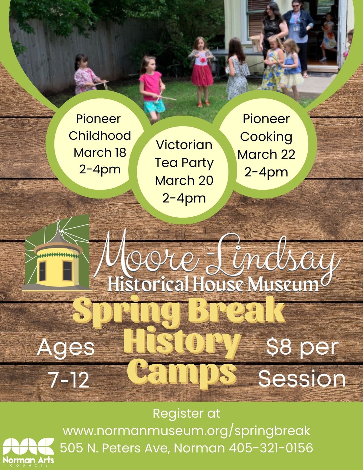 Spring Break at our History Camp - Pioneer Childhood