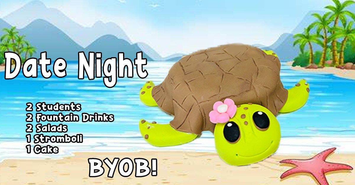 Date Night! BYOB! Turtle Cake