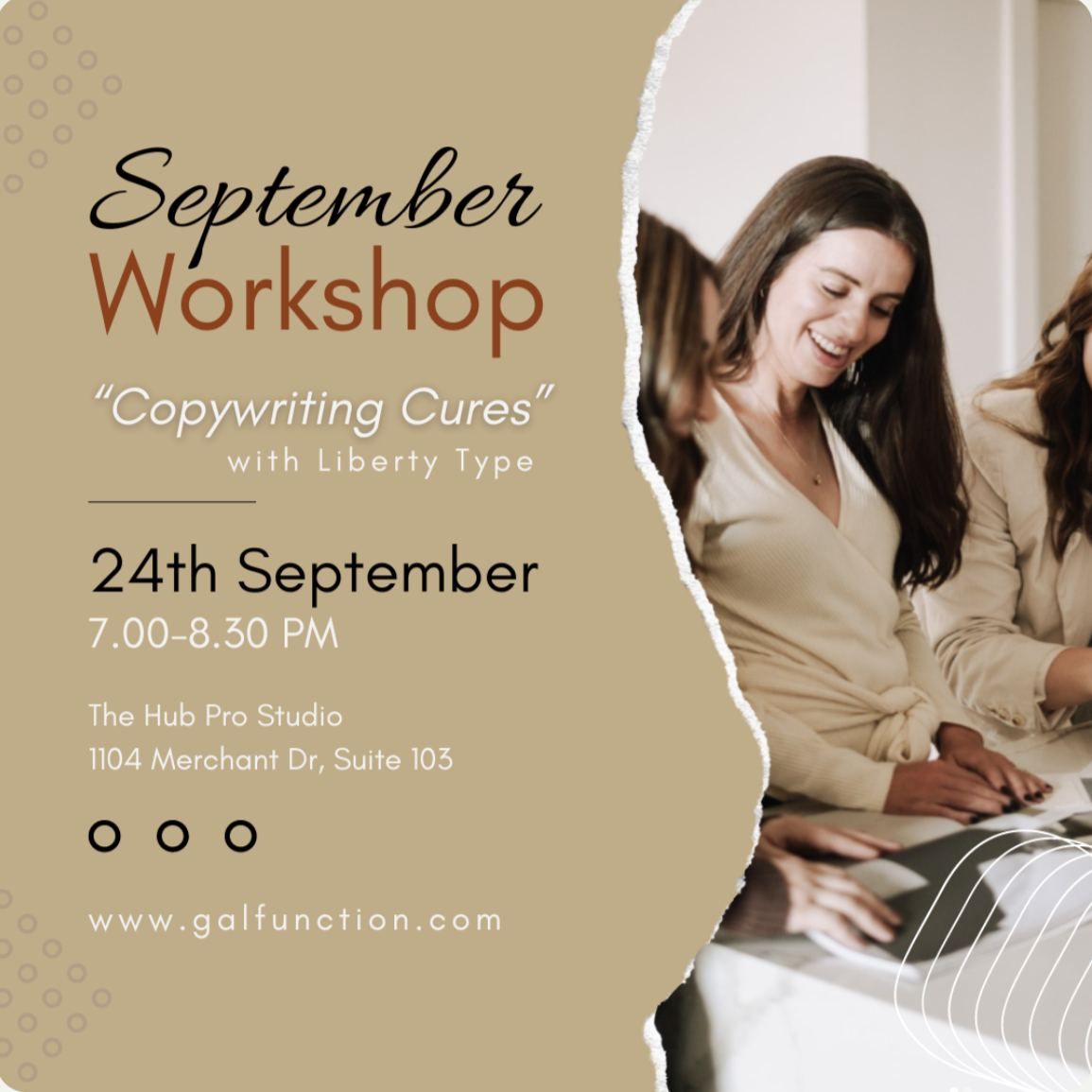 Copywriting Cures - Women's Business Workshop