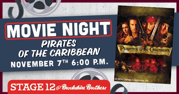 Pirates of the Caribbean: The Curse of the Black Pearl Movie Night