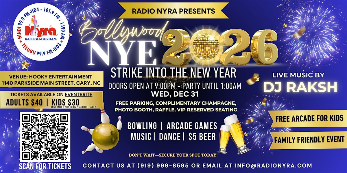 Radio Nyra Bollywood NYE 2026 - Strike Into The New Year