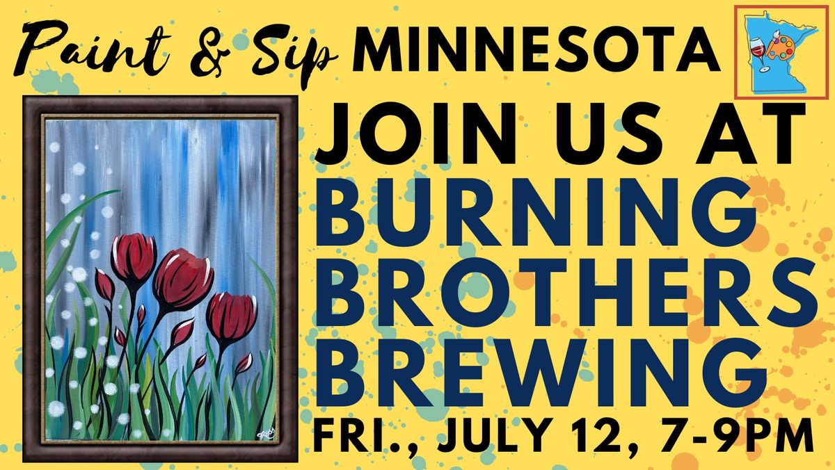July 12 Paint & Sip at Burning Brothers Brewing