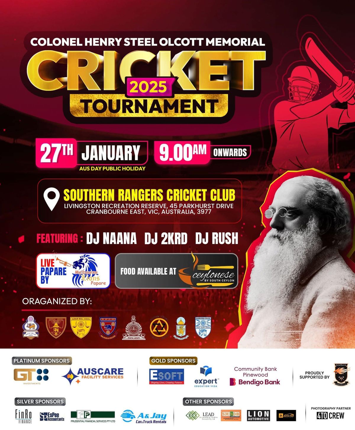 3rd Olcott Cricket Tournament