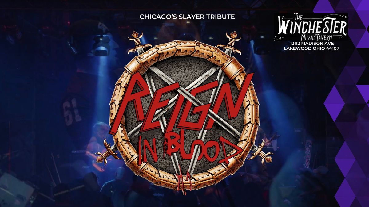 Reign in Blood, the premier Slayer tribute band, coming to Cleveland for one night. 