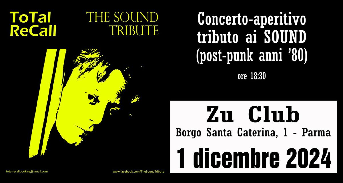 ToTal ReCall - tributo ai Sound @ Zu Parma