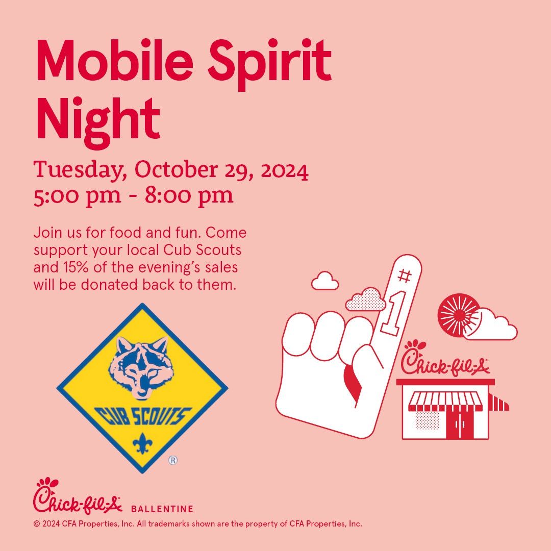 Cub Scouts 815 Spirit Night