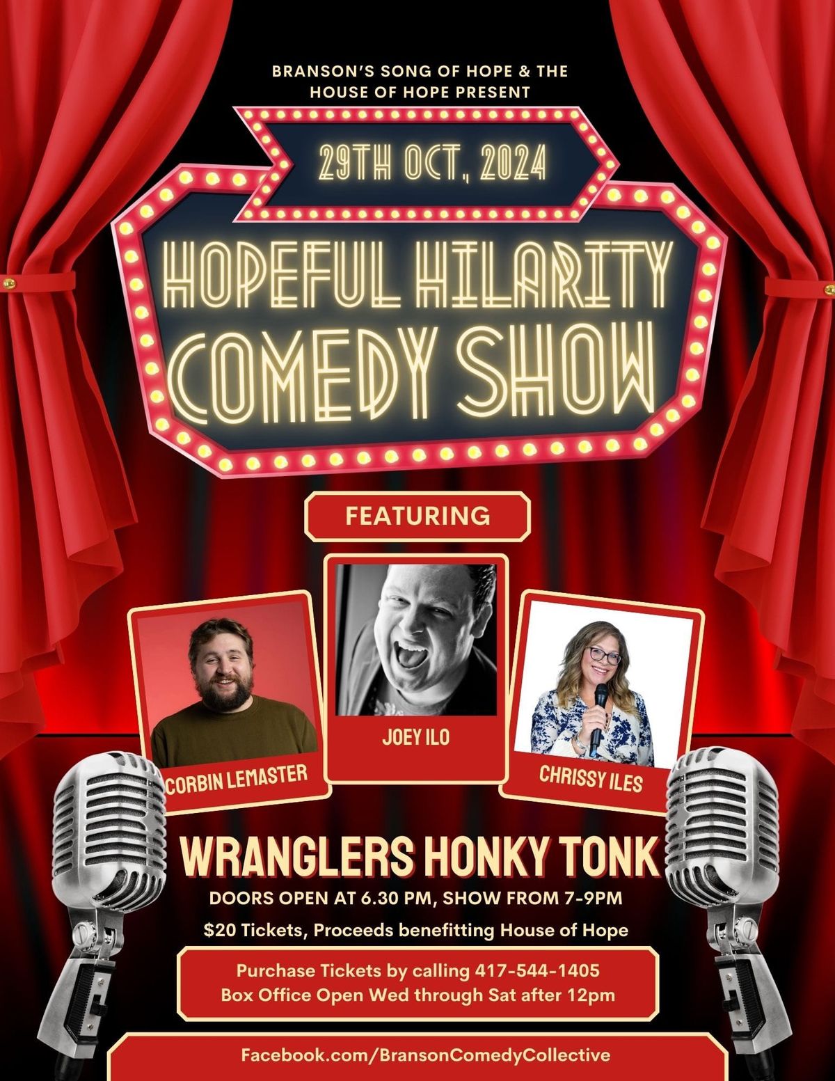 Hopeful Hilarity: A Stand-Up Comedy Show