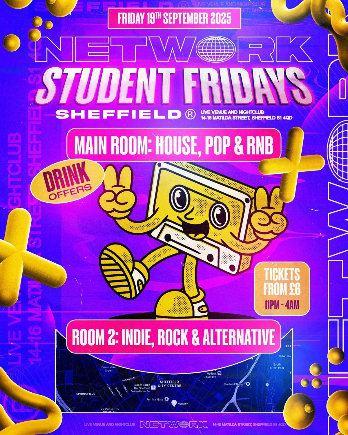 NETWORK Student Fridays - Freshers Launch Party! - 19th September