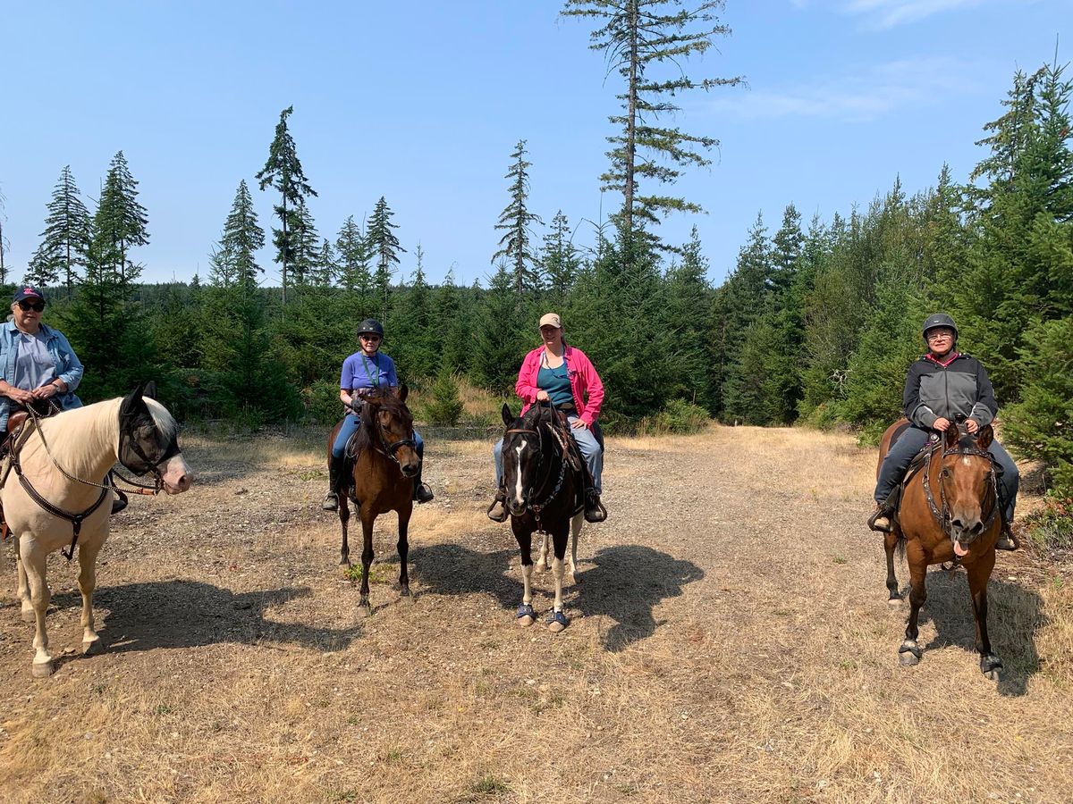 Belfair WA - Attending BCHW Olympic Chapter Prize Ride and Obstacle Challenge