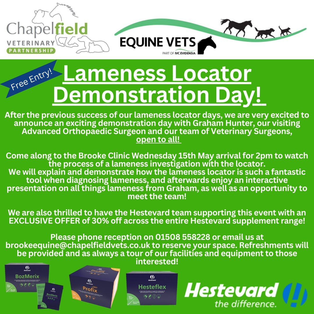 Lameness Locator Demonstration Day! 