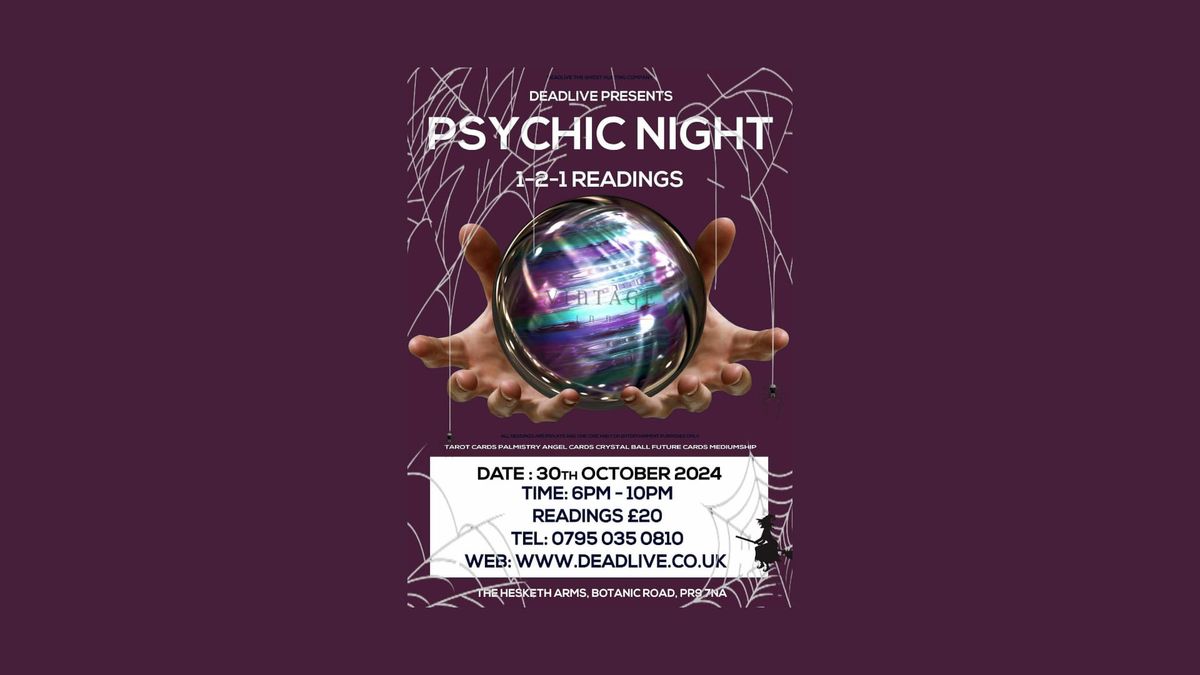 Psychic Night hosted by Dead Live UK