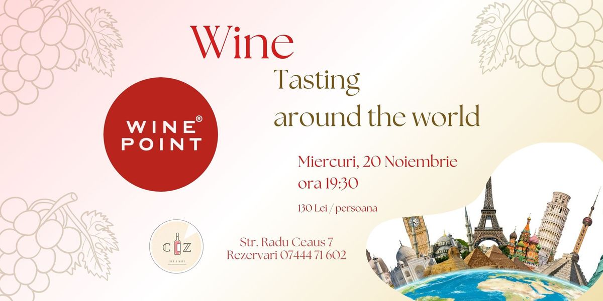 Around the world wine tasting 