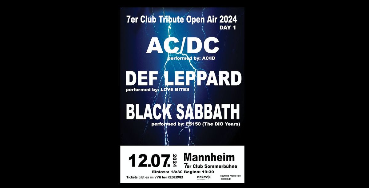 Tribute Open Air (Day 1) \u2022 AC\/DC & Def Leppard & Black Sabbath