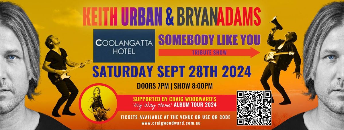 URBAN - ADAMS - WOODWARD - Coolangatta Hotel - SAT SEPT 28th 2024'