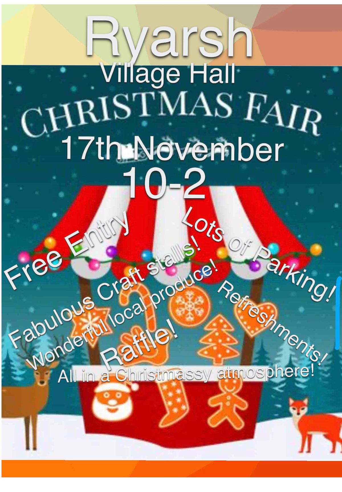 Ryarsh Christmas Fair Ryarsh Village Hall