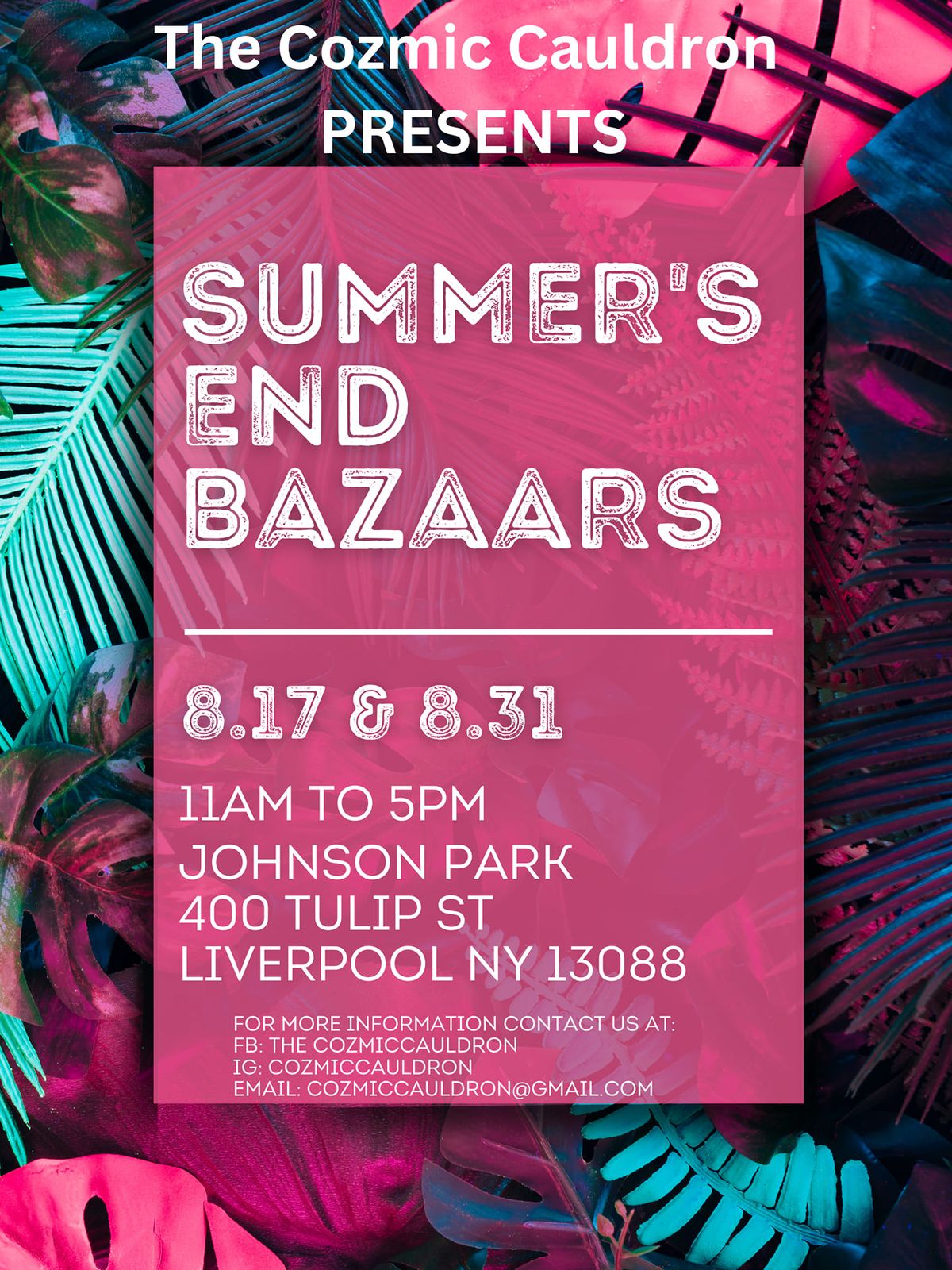 Summer's End Bazaar