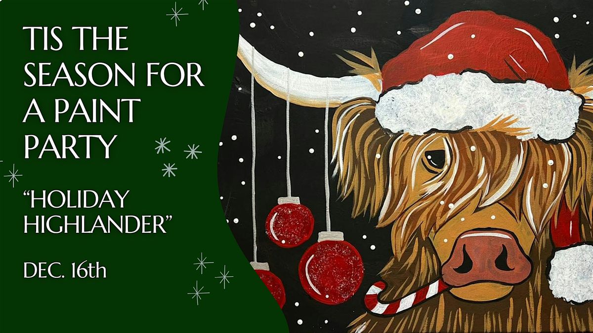 Paint Party: Holiday Highlander