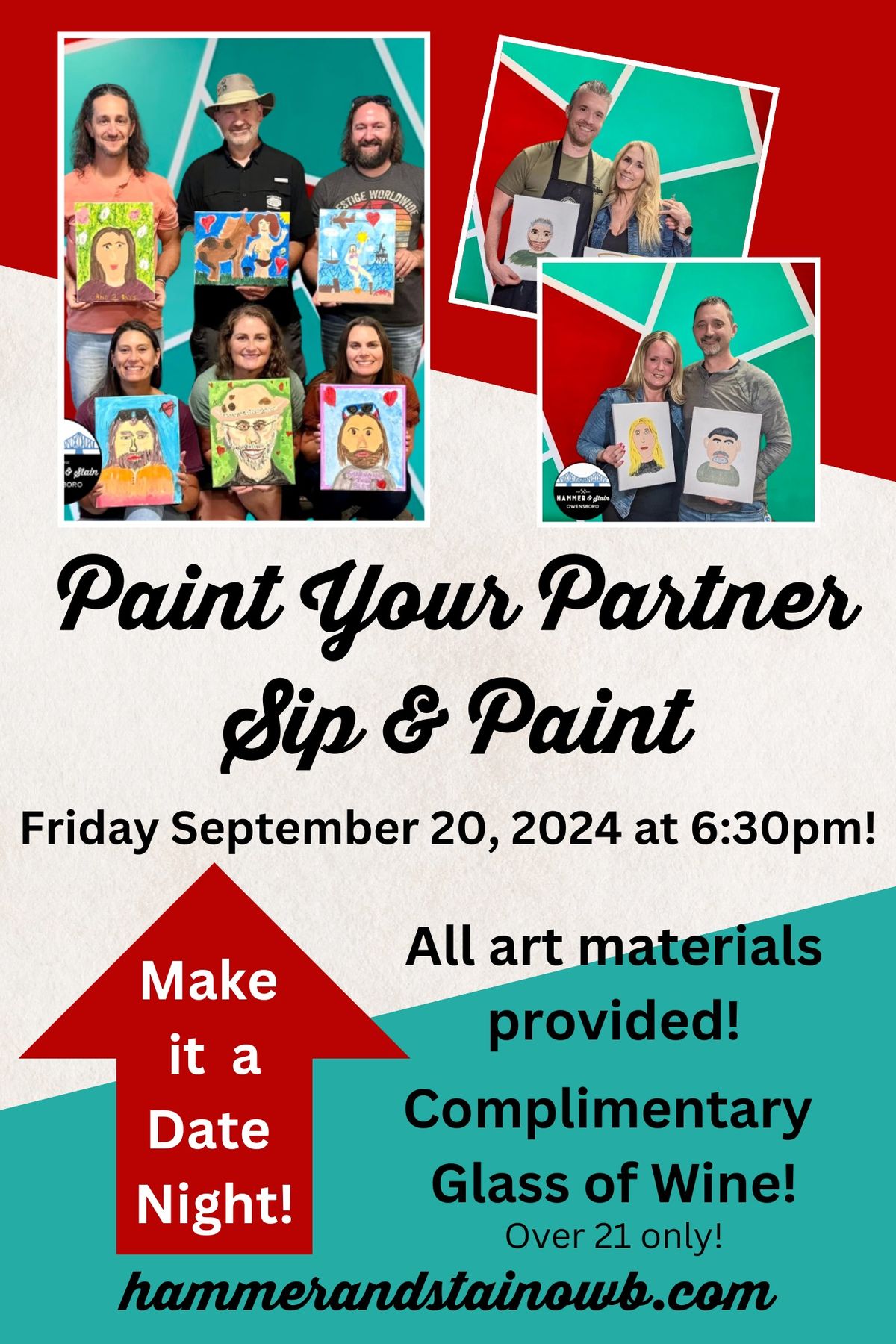 Paint Your Partner Sip & Paint!