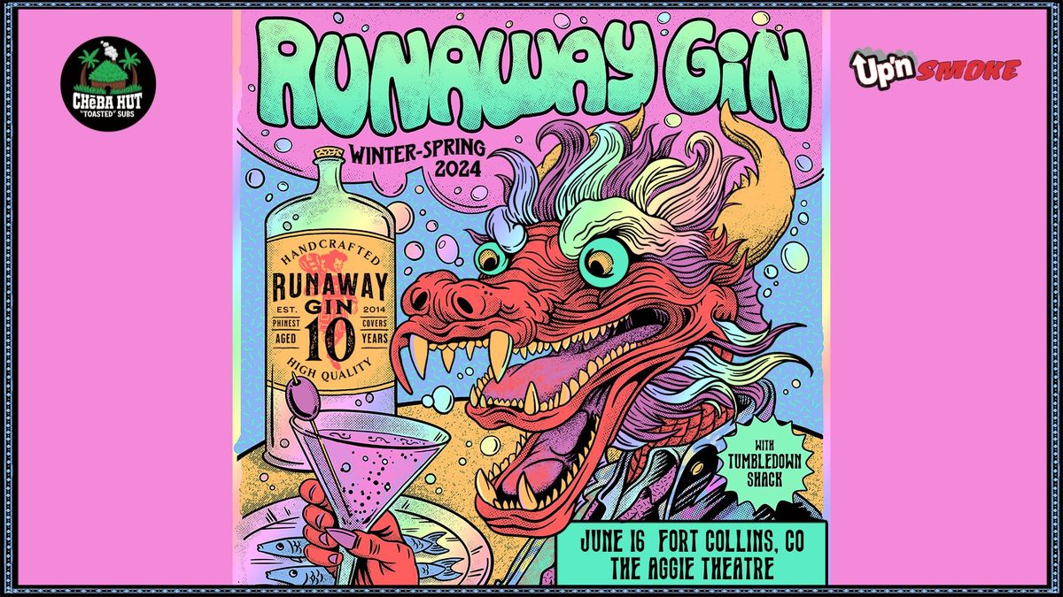 Runaway Gin \u2013 A Tribute to Phish w\/ Tumbledown Shack | Aggie Theatre | Presented by Cheba Hut