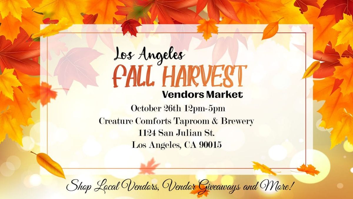 Los Angeles Fall Harvest Vendor Market