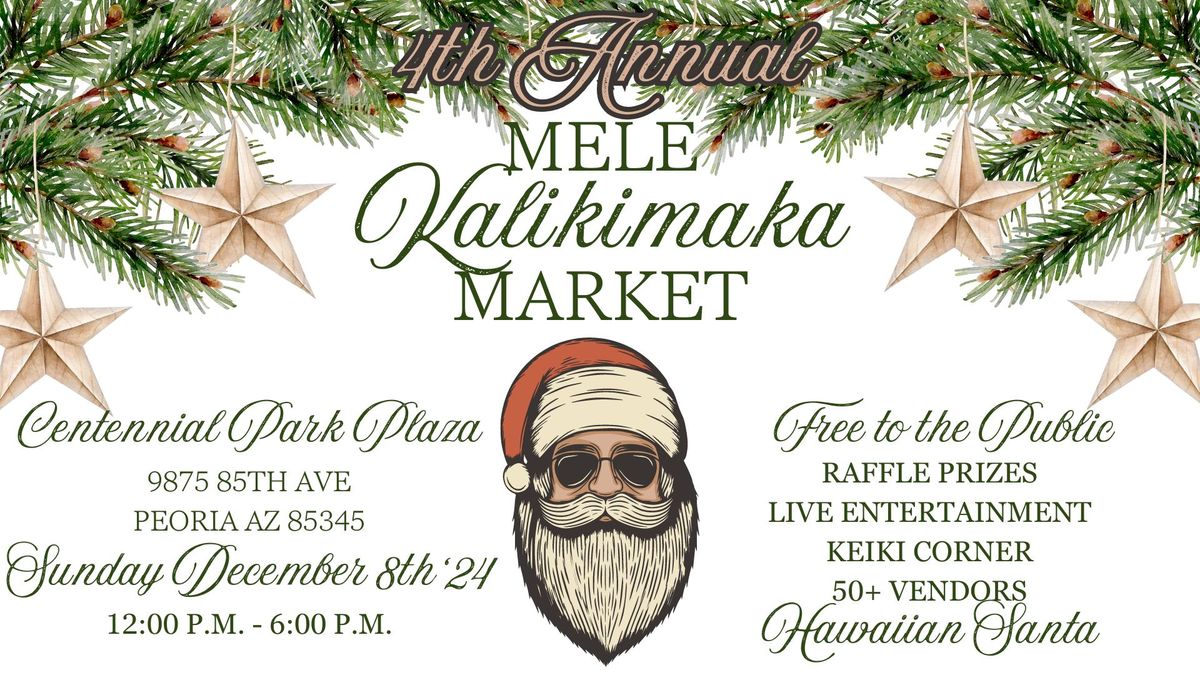 4th Annual Mele Kalikimaka Market