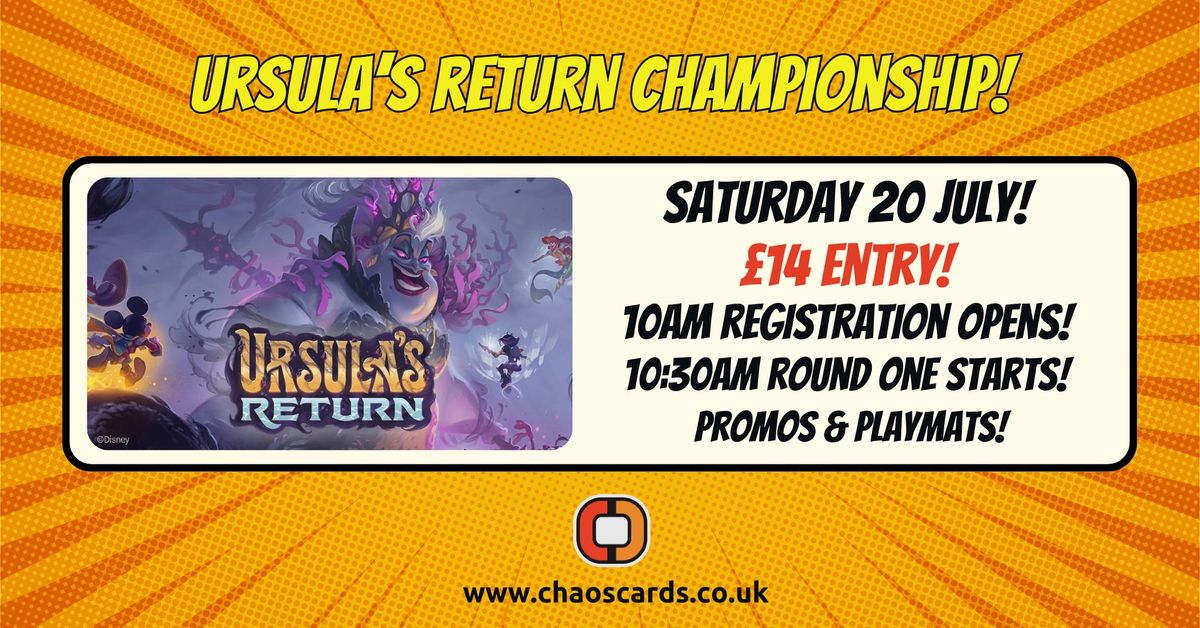 Lorcana - Ursula's Return Championship!