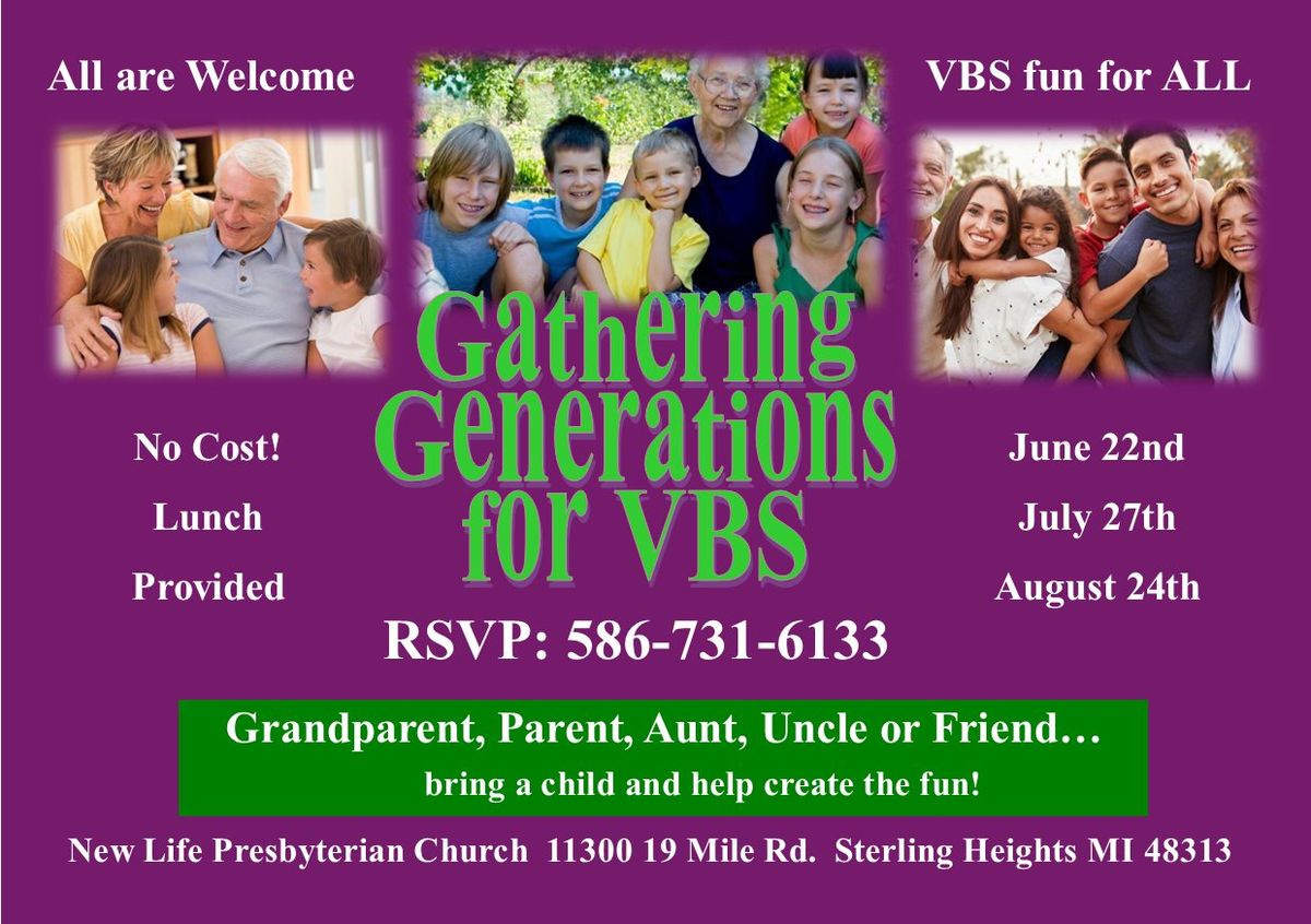 Gathering Generations Vacation Bible School 