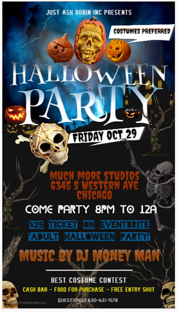 Adult Halloween Party, Much More Studios, Chicago, 29 October to 30 October