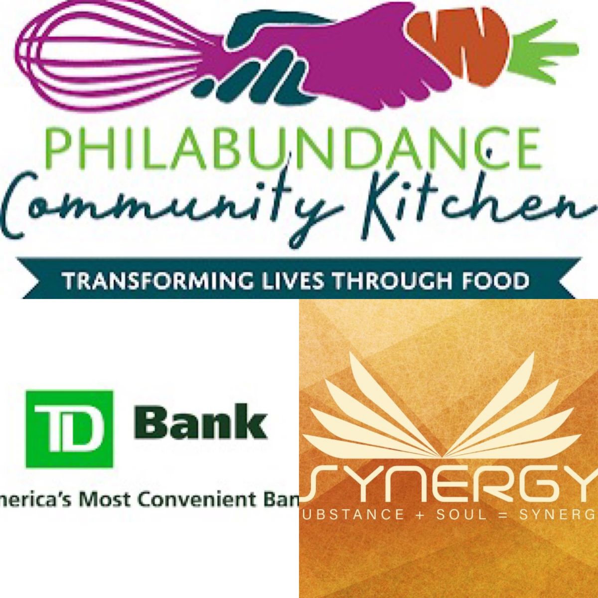 SYNERGY x Philabundance Community Kitchen Fundraiser Sponsored by TD Charitable Foundation 