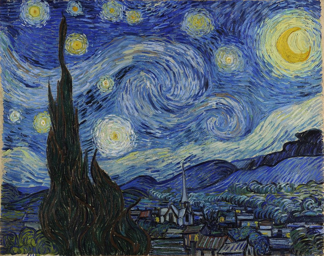 PAINT NIGHT OUT! \u201cThe Starry Night" by Vincent van Gogh" with Mickey & Laura