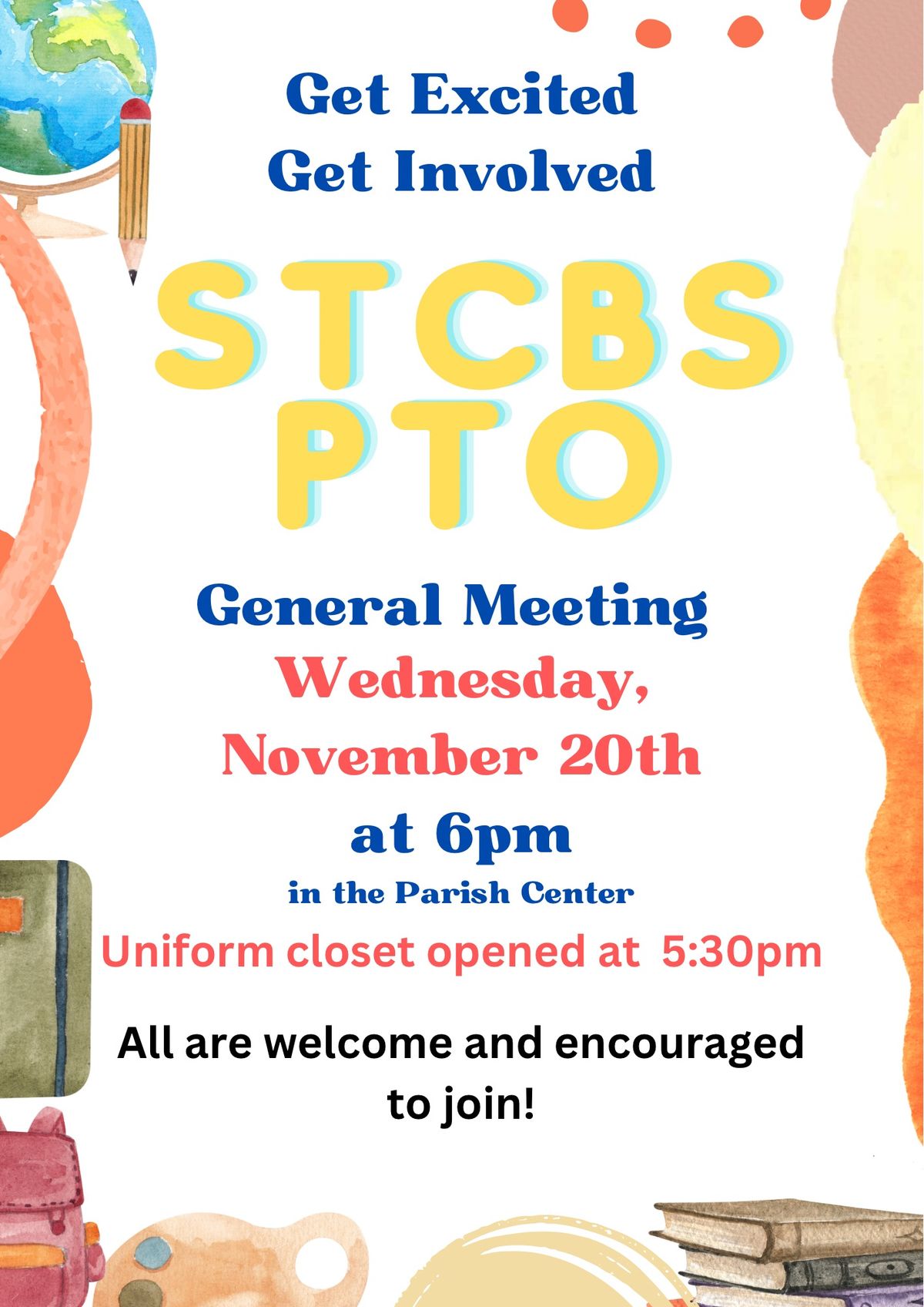 PTO General Meeting 