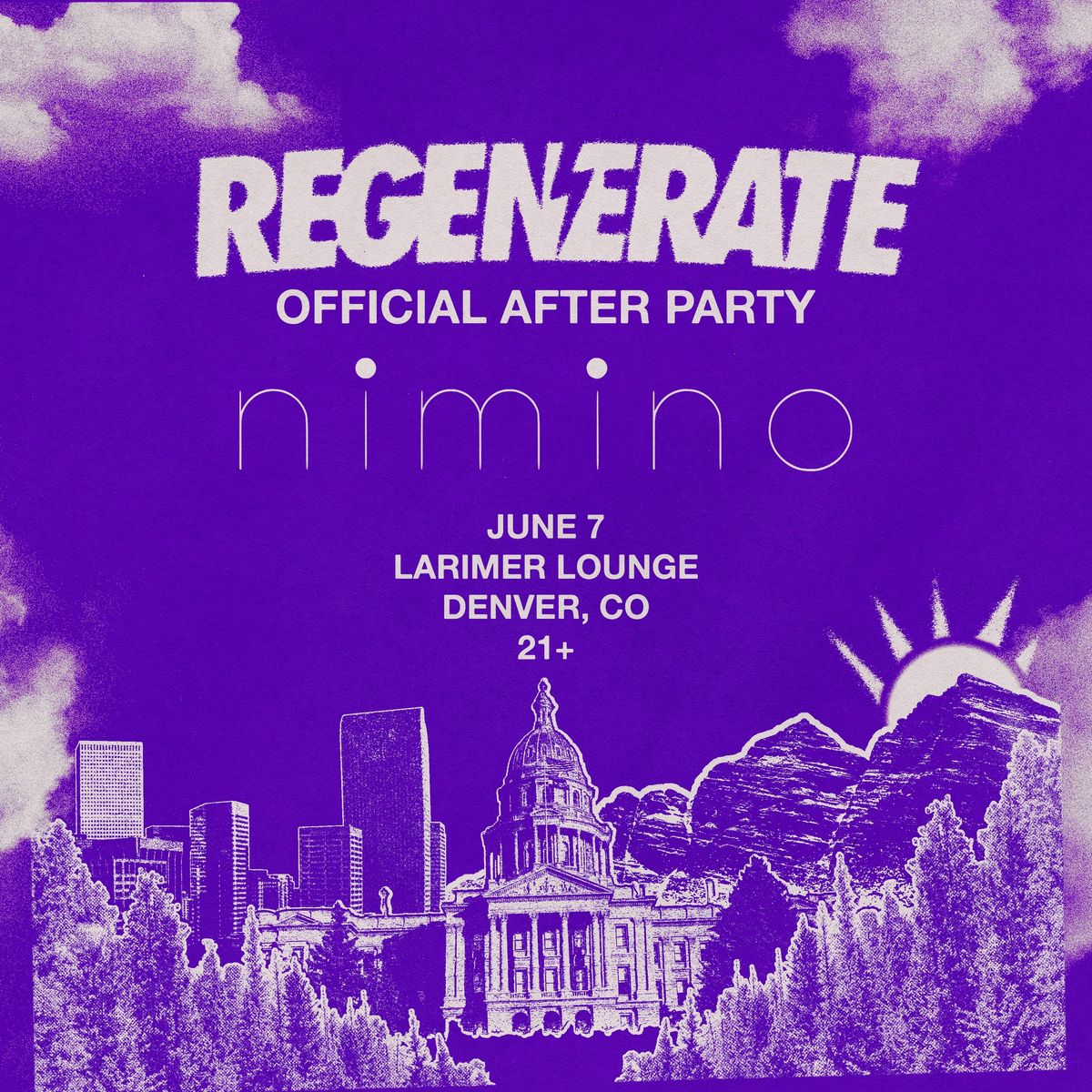 Nimino Regenerate After Party w\/ DJ Sauce, Lidas + Kas Tha III
