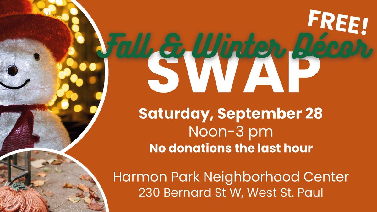 Fall & Winter D\u00e9cor Swap (FREE EVENT) 