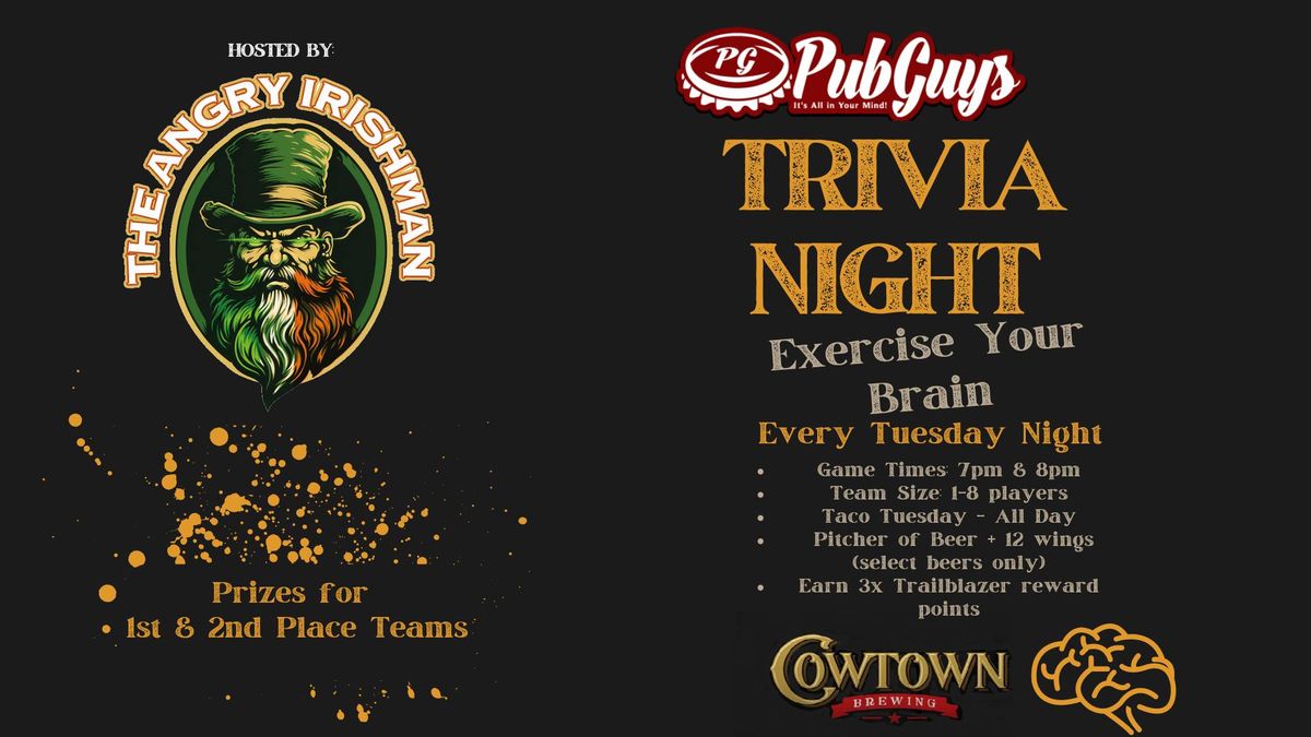 Cowtown Brewing Co. Trivia Night!