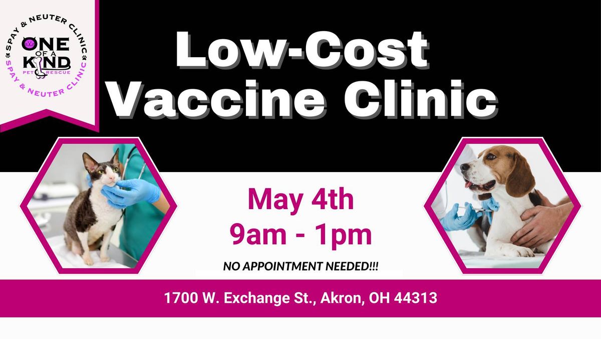 Low-Cost Vaccine Clinic!!!