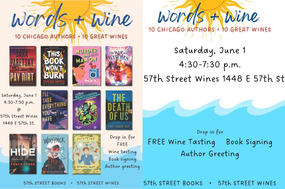 Words + Wine at 57th Street Wines