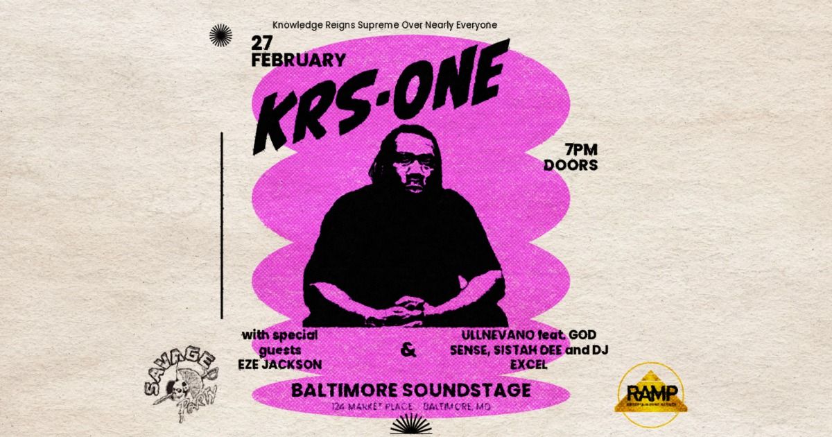 KRS-One at Baltimore Soundstage