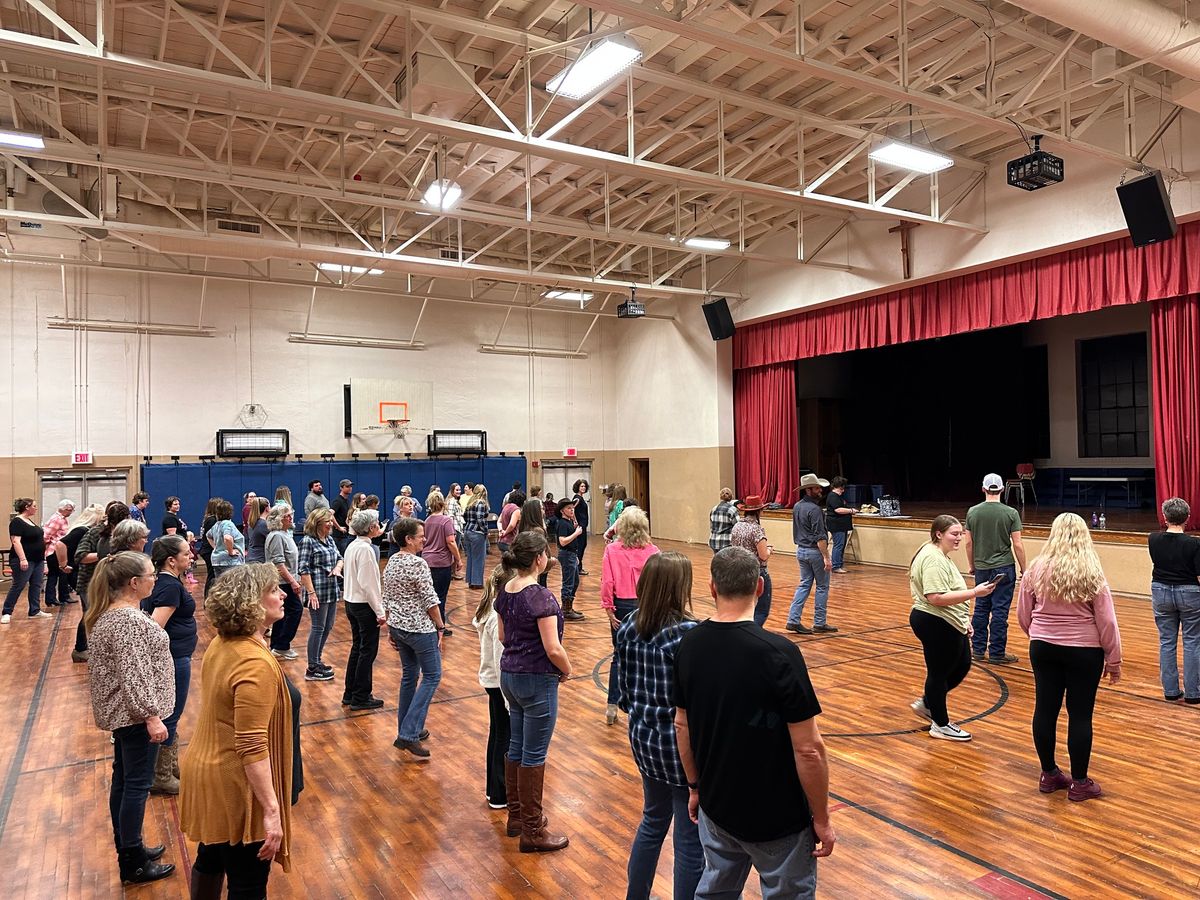 Line Dancing at Old Gregg School