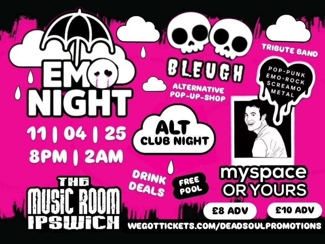 IPSWICH EMO NIGHT \ud83d\udda4 APRIL SHOW[ERS]