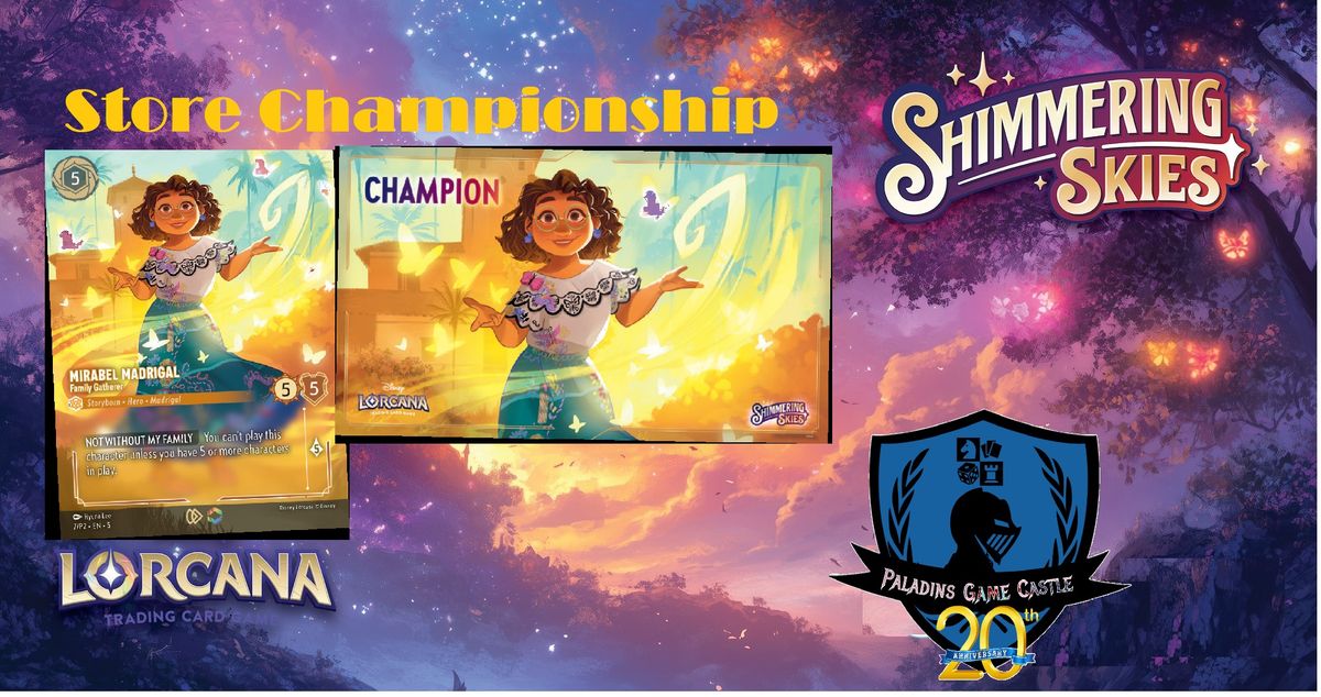  Disney Lorcana Shimmering Skies Championship