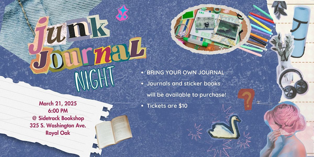 Junk Journal Night @ Sidetrack Bookshop