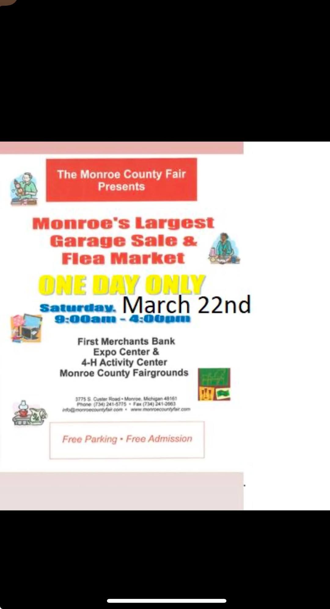 Monroe County Flea market and Garage sale 2025