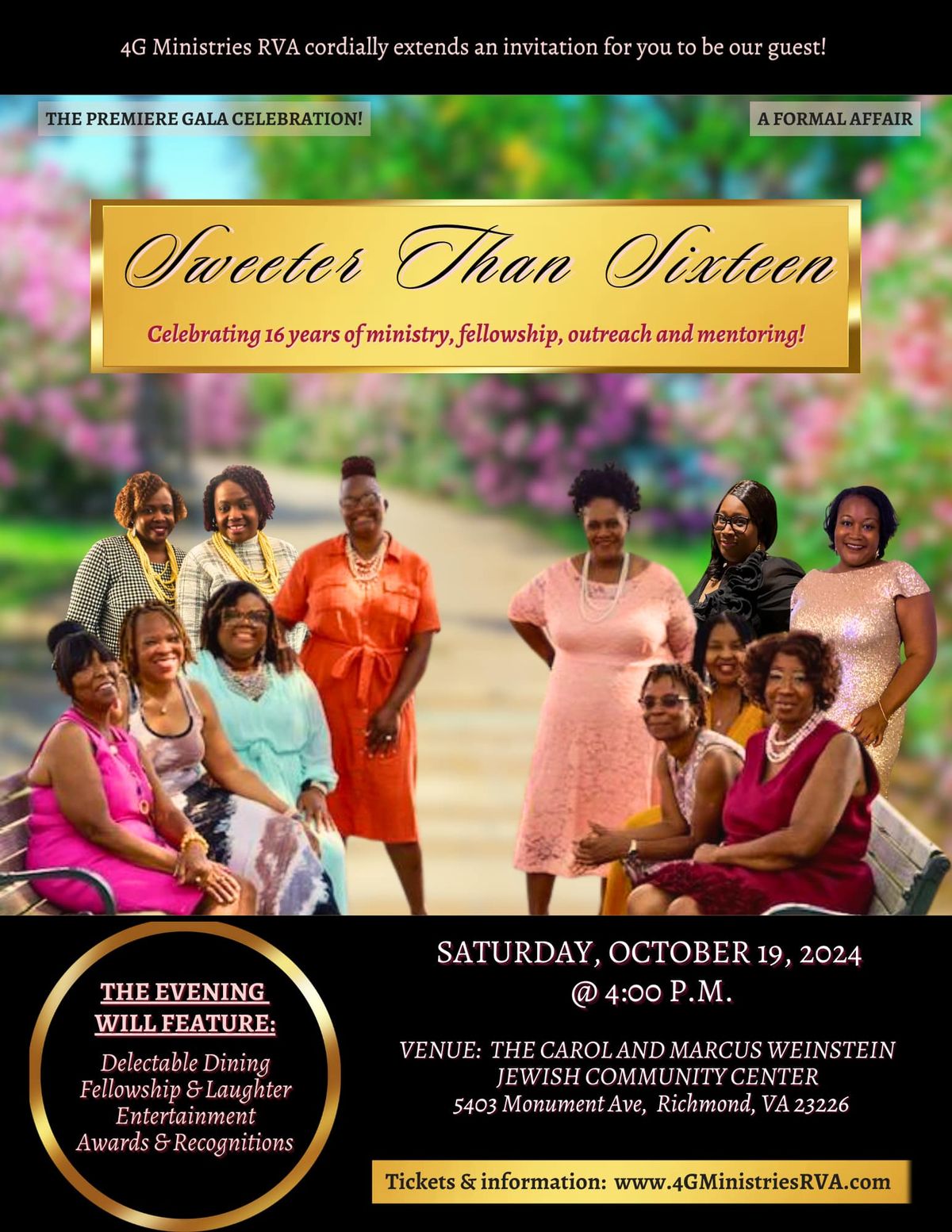 4G Ministries "Sweeter Than Sixteen" Celebration Gala