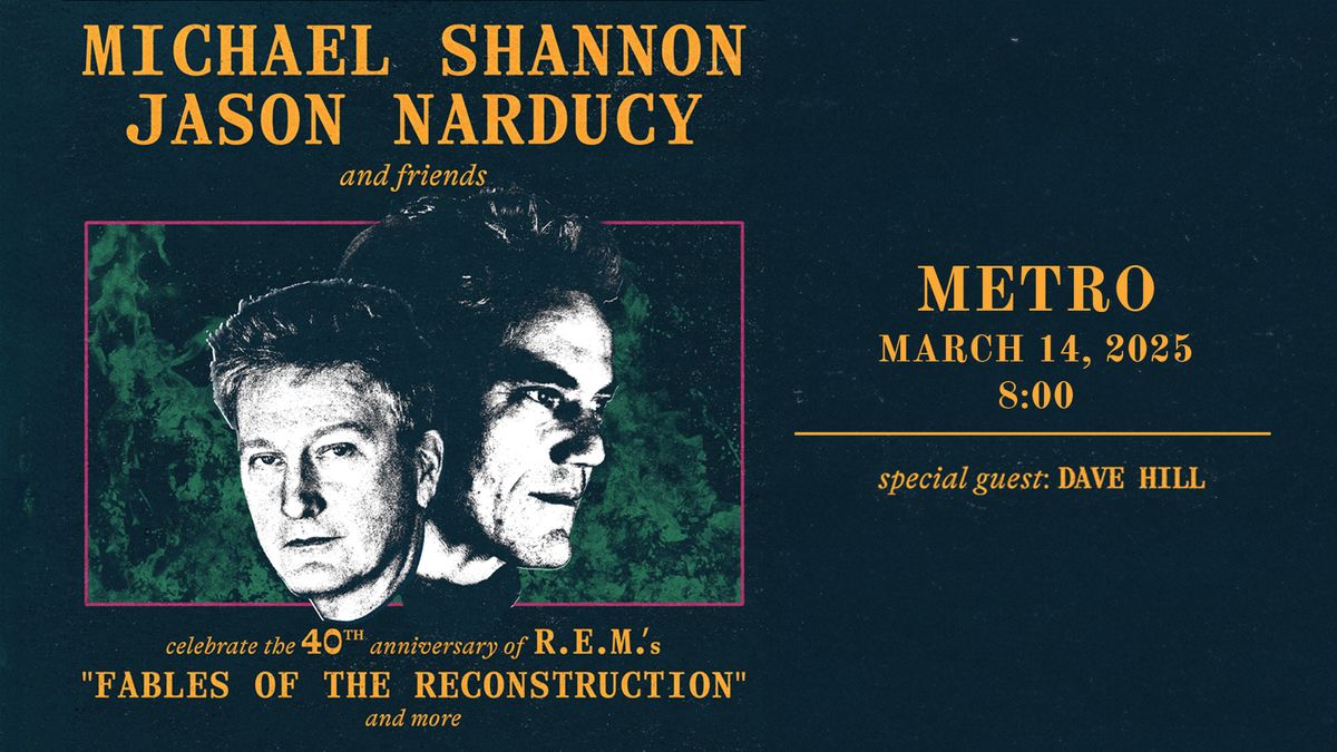 Michael Shannon & Jason Narducy Performing R.E.M.'s "Fables of the Reconstruction" - 3\/14