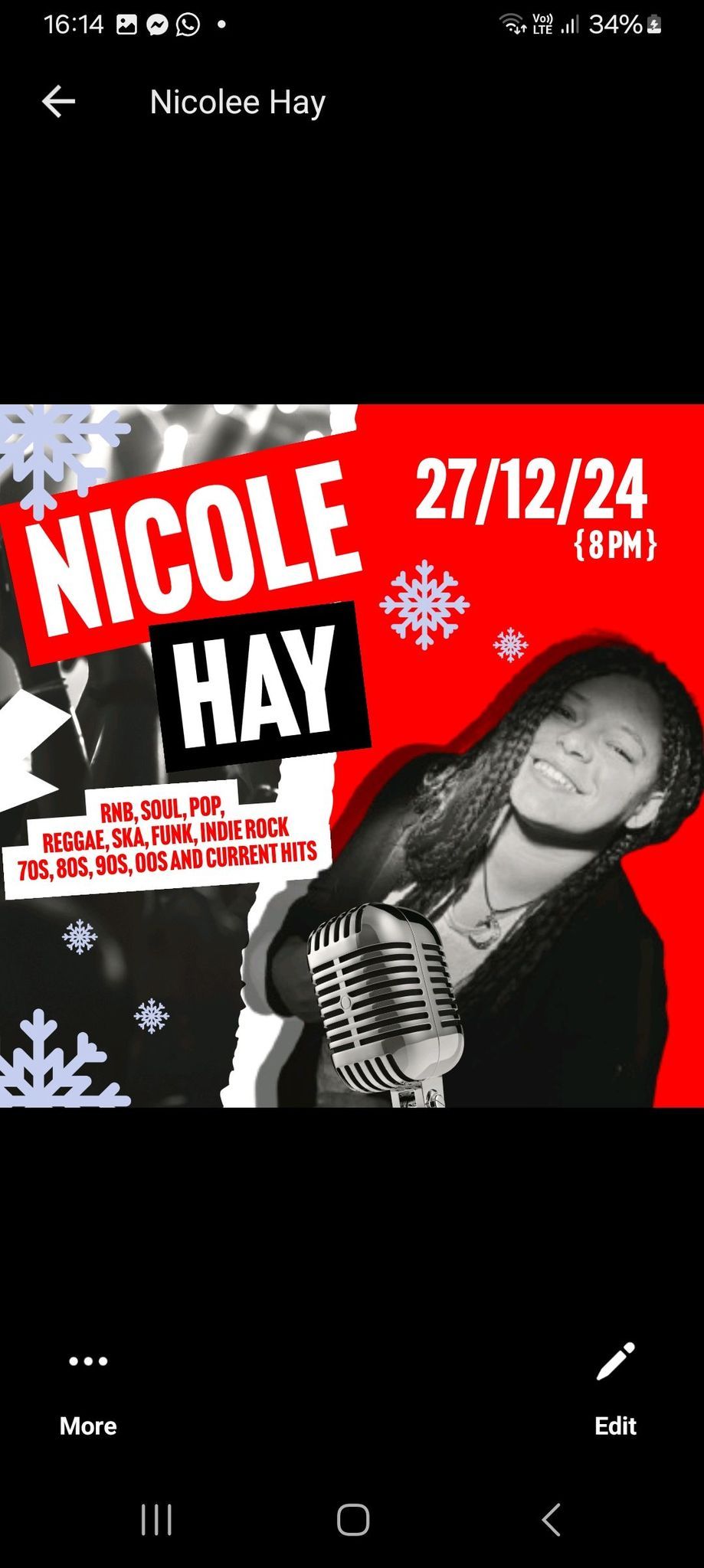 A night with Nicole Hay