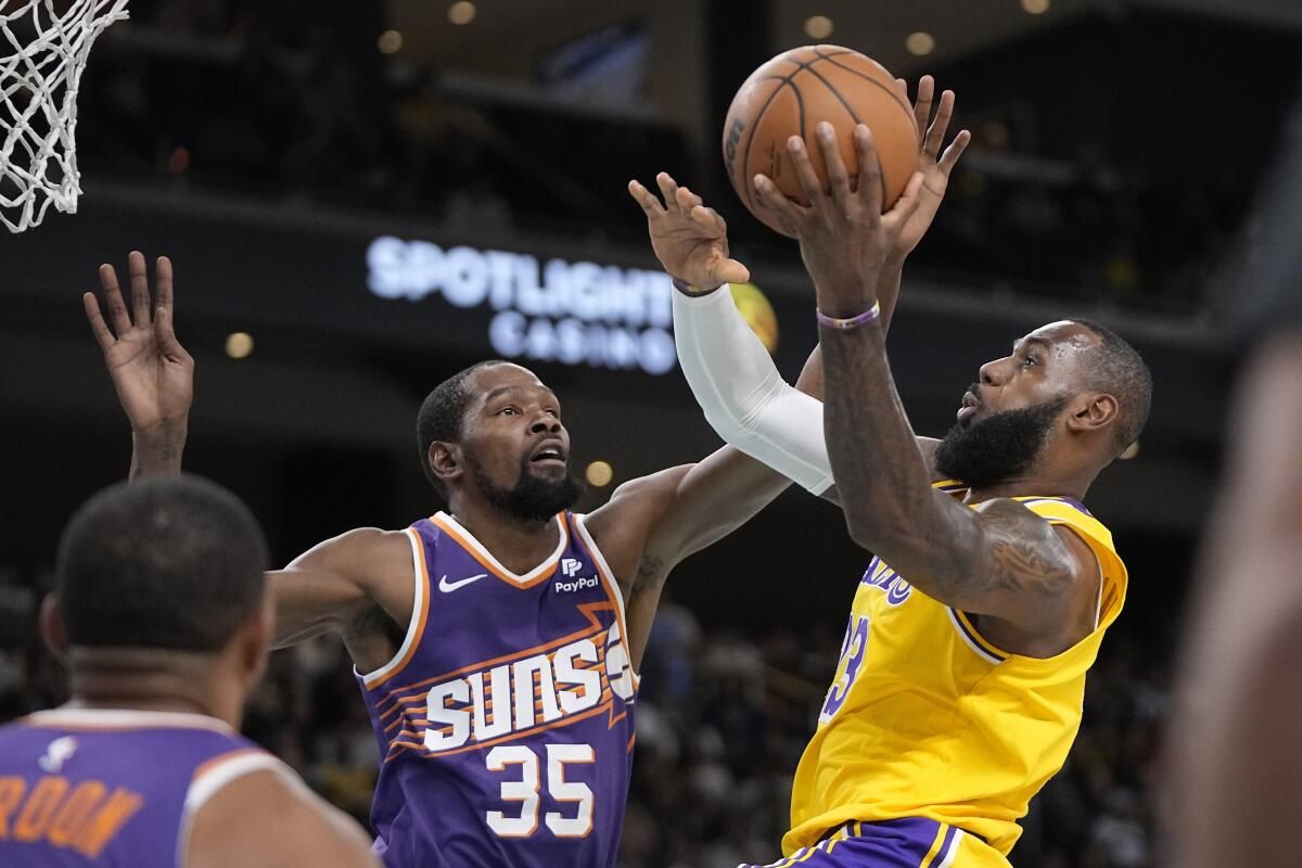 NBA Preseason - Phoenix Suns at Los Angeles Lakers